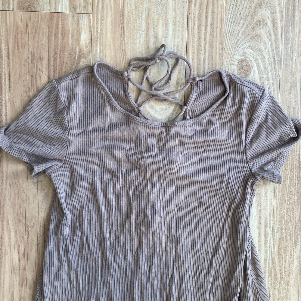 Lace Up Onesie Dress - Picture 4 of 6